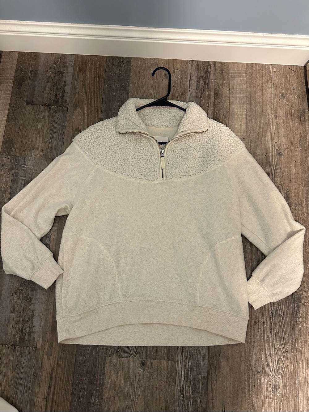 5/$25 Aerie Sherpa quarter zip